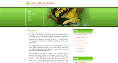 Desktop Screenshot of naturalthyroidchoices.com